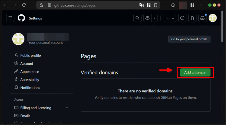 Cara Custom Domain di Github Pages Pada Repository