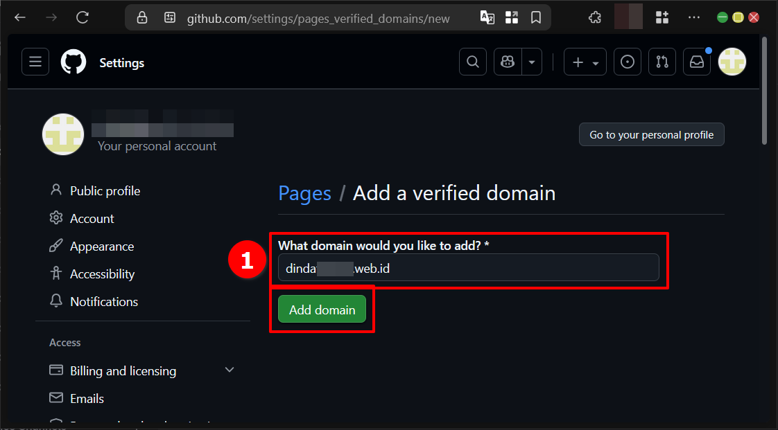 Cara Custom Domain di Github Pages Pada Repository 12 Cara Custom Domain di Github Pages Pada Repository