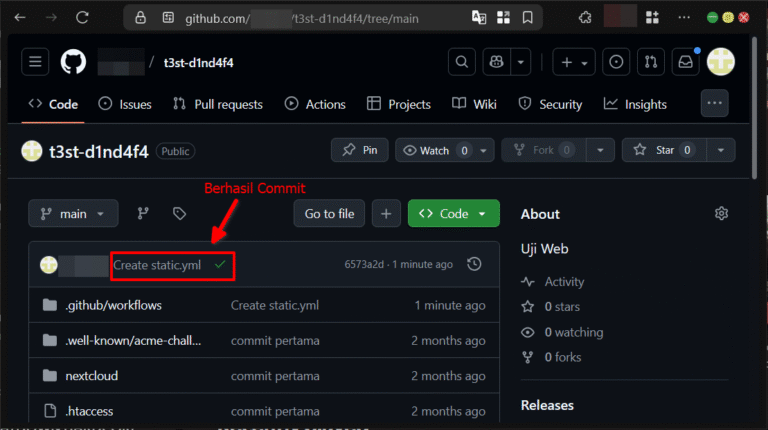 Cara Custom Domain di Github Pages Pada Repository