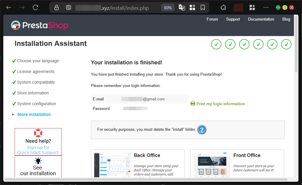 Cara Install PrestaShop di VPS CentOS 9 Apache Server 13 Cara Install PrestaShop di VPS CentOS 9 Apache Server