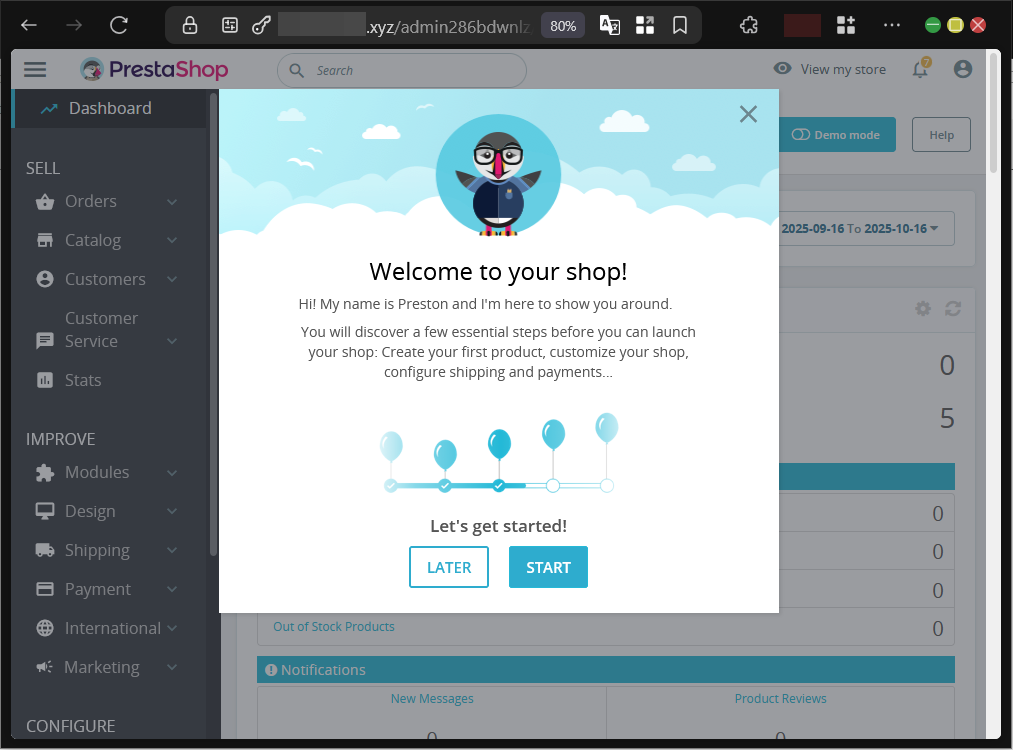 Cara Install PrestaShop di VPS CentOS 9 Apache Server 15 Cara Install PrestaShop di VPS CentOS 9 Apache Server