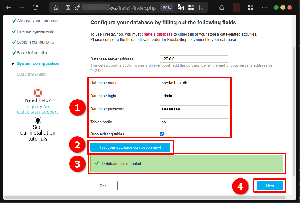 Cara Install PrestaShop di VPS CentOS 9 Apache Server 12 Cara Install PrestaShop di VPS CentOS 9 Apache Server