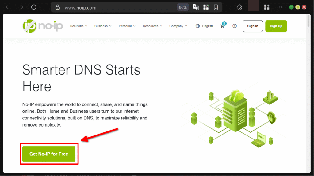 free no ip dns