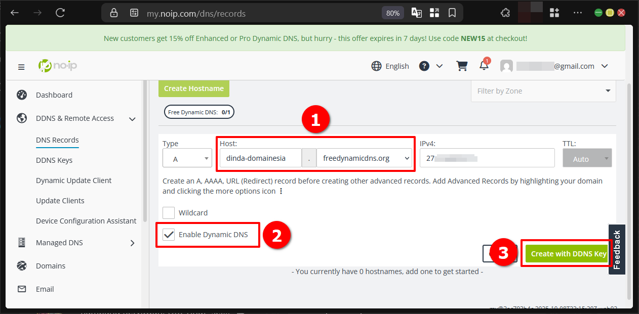Cara Koneksi Dynamic DNS No-IP Pada IP Publik Windows OS 5 Cara Koneksi Dynamic DNS No-IP Pada IP Publik Windows OS