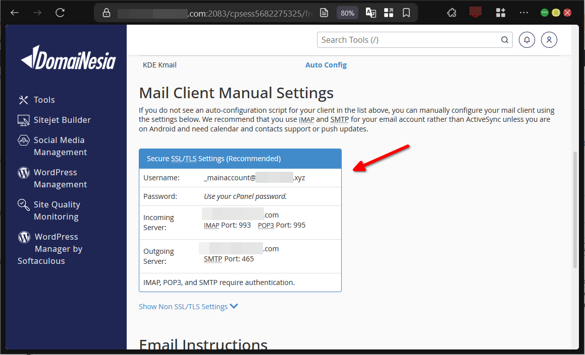 Cara Koneksikan Email cPanel Ke Email Client Windows 10