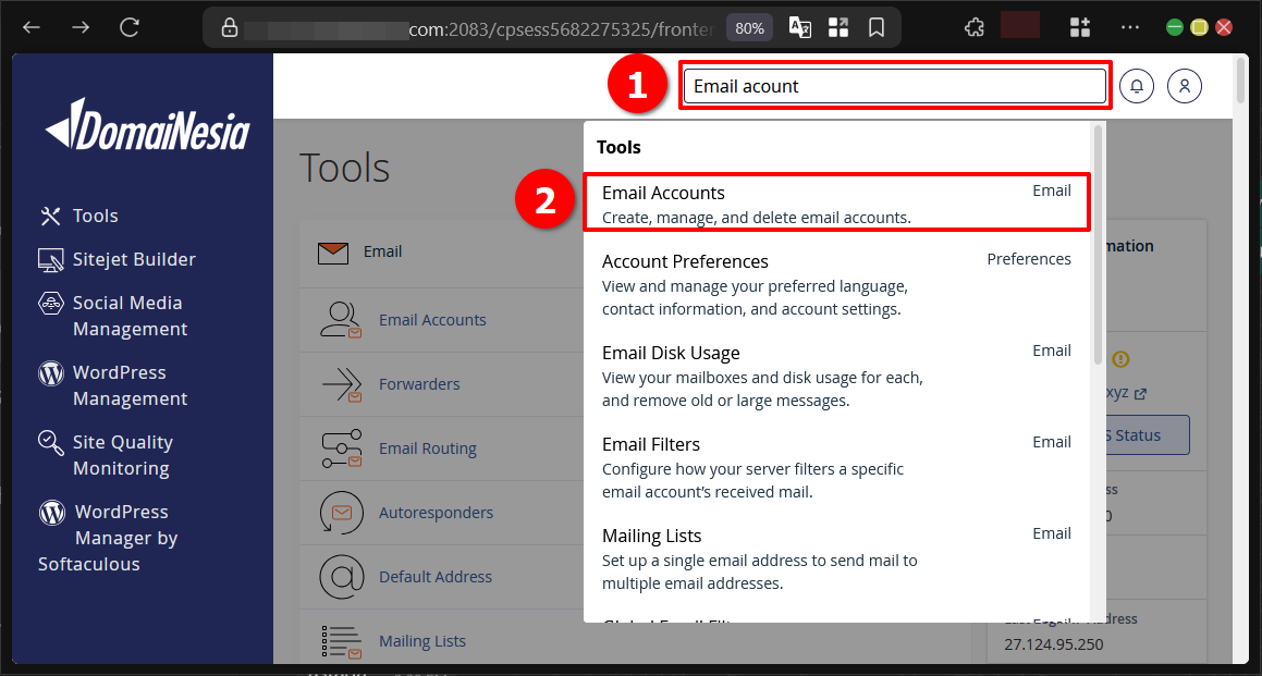 Cara Koneksikan Email cPanel ke Email Client MacOS