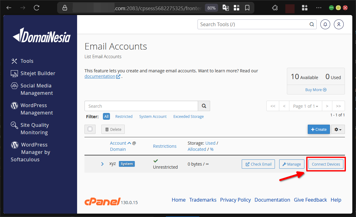 Cara Koneksikan Email cPanel ke Email Client MacOS