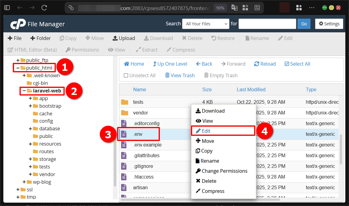 Cara Konfigurasi Email Laravel di cPanel Hosting dan VPS