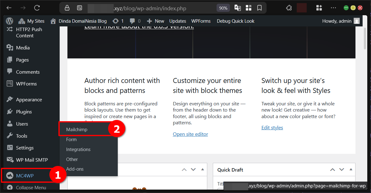 Cara Membuat Email Newsletter Mailchimp di WordPress