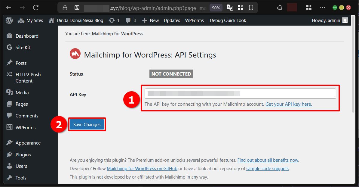 Cara Membuat Email Newsletter Mailchimp di WordPress