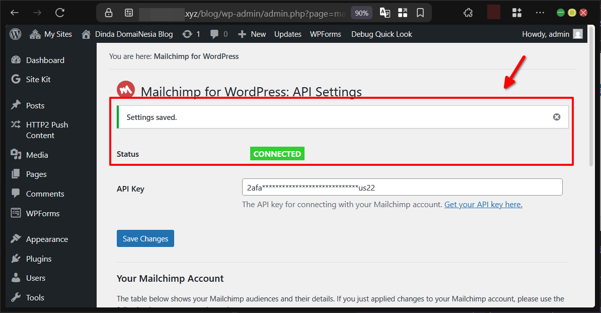 Cara Membuat Email Newsletter Mailchimp di WordPress