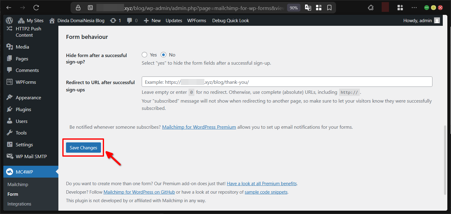 Cara Membuat Email Newsletter Mailchimp di WordPress