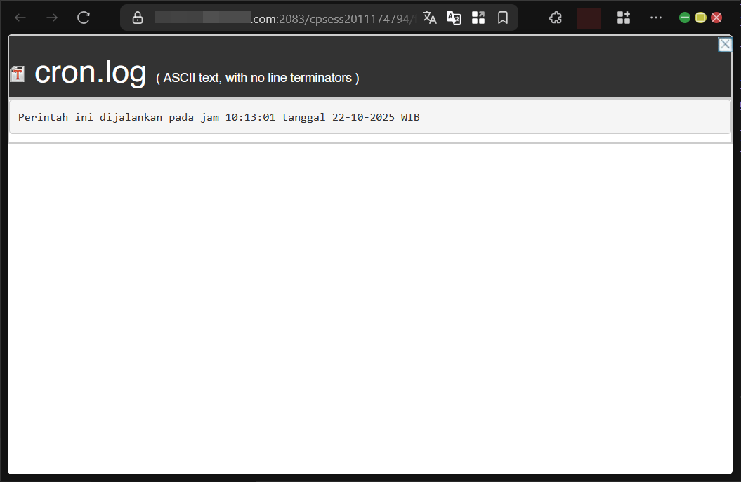 Cara Menambahkan Fitur Cron Job di cPanel Pada Website