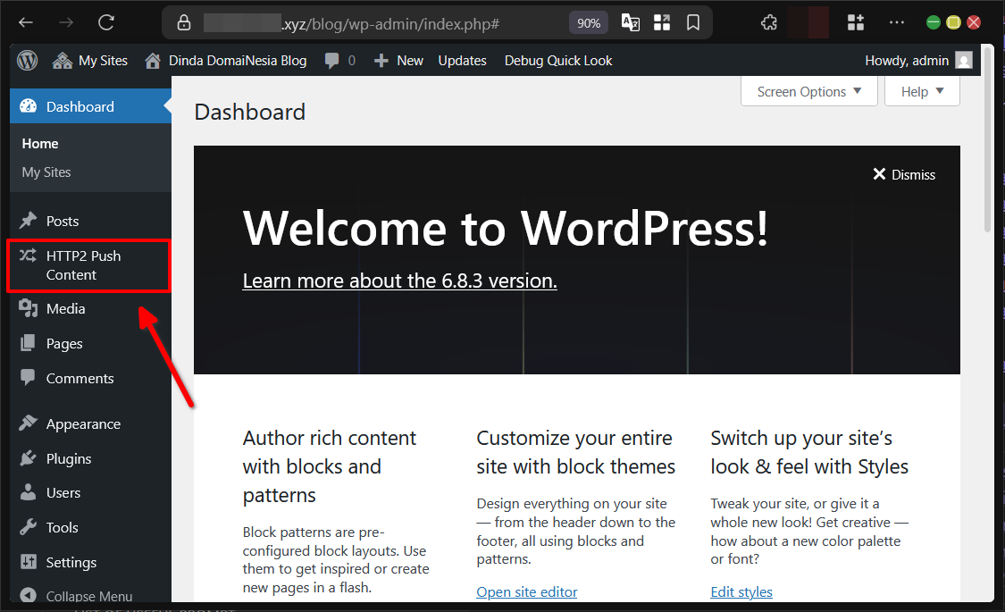 Cara Optimasi WordPress Dengan HTTP/2 Push Preload