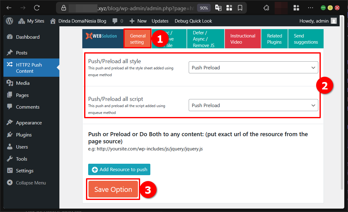 Cara Optimasi WordPress Dengan HTTP/2 Push Preload