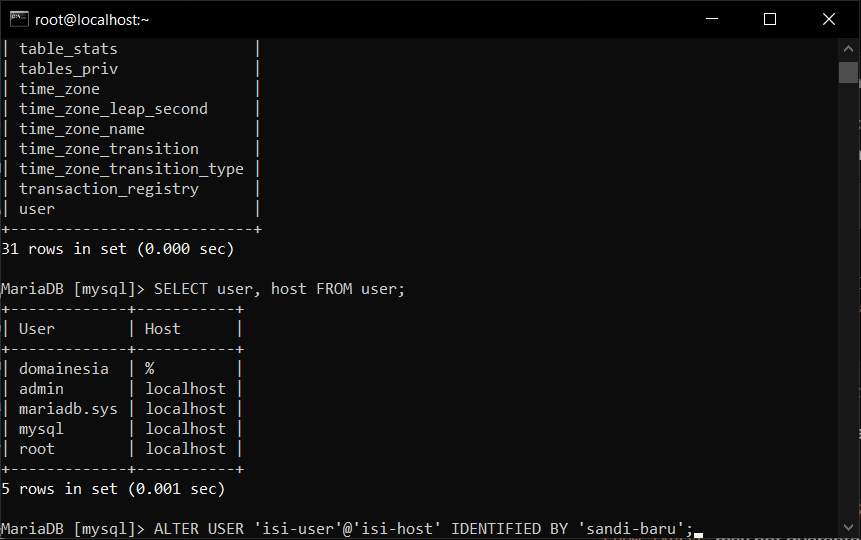 3 Cara Ubah Password User MySQL di cPanel Hosting dan VPS 13 3 Cara Ubah Password User MySQL di cPanel Hosting dan VPS