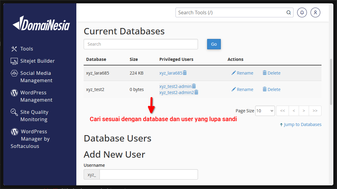 3 Cara Ubah Password User MySQL di cPanel Hosting dan VPS 5 3 Cara Ubah Password User MySQL di cPanel Hosting dan VPS