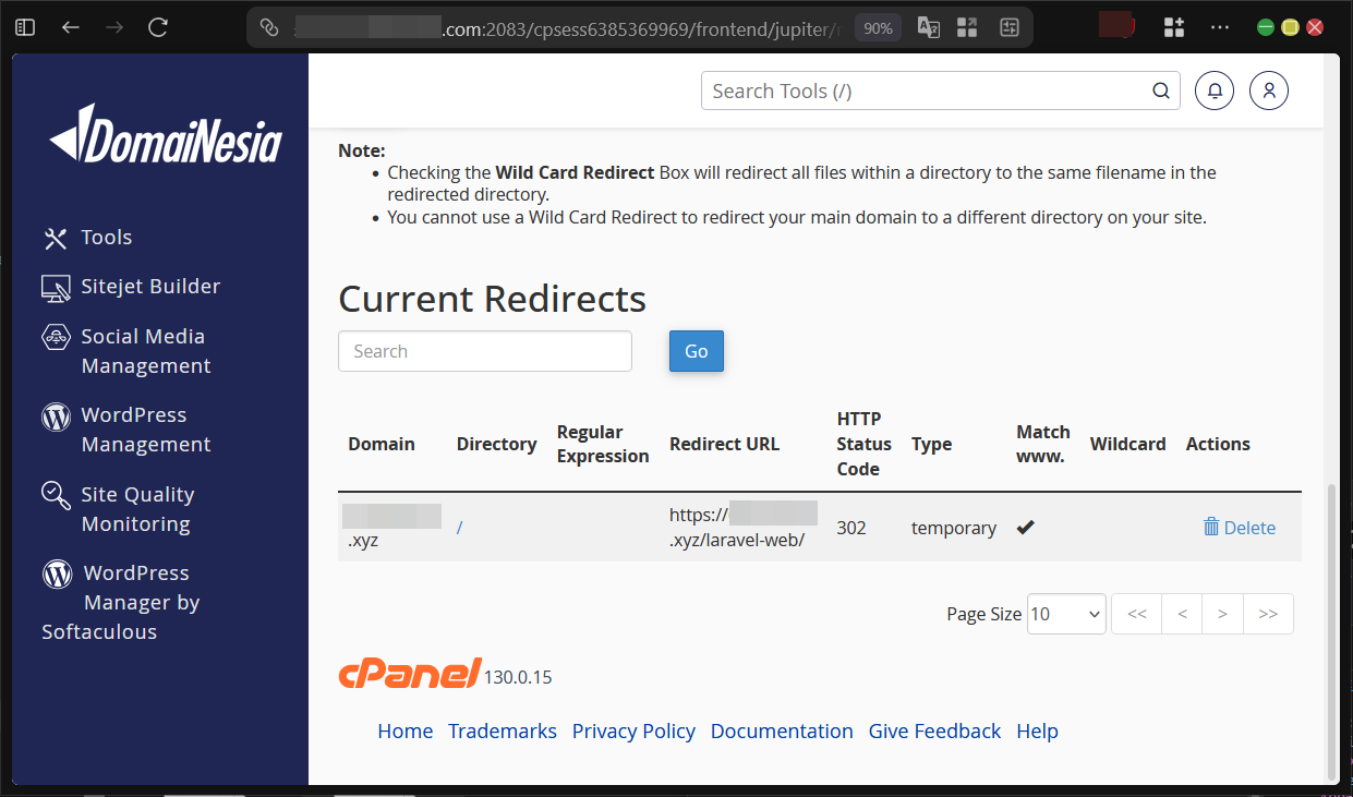 2 Cara Domain Masking di cPanel iframe dan Redirects