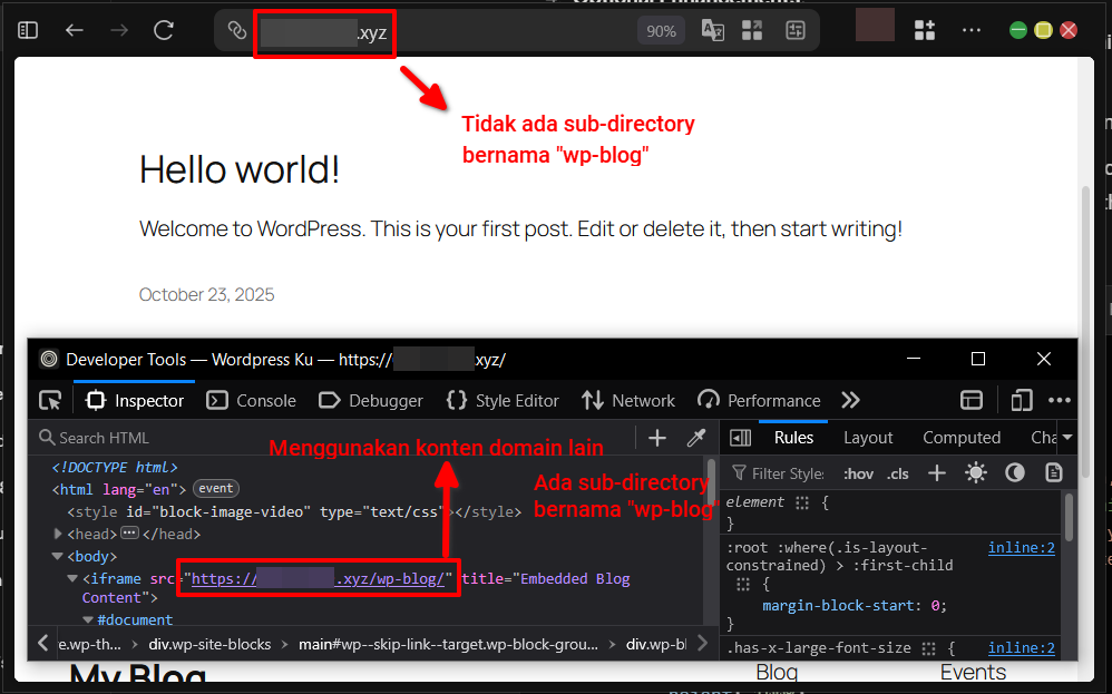 2 Cara Domain Masking di cPanel iframe dan Redirects