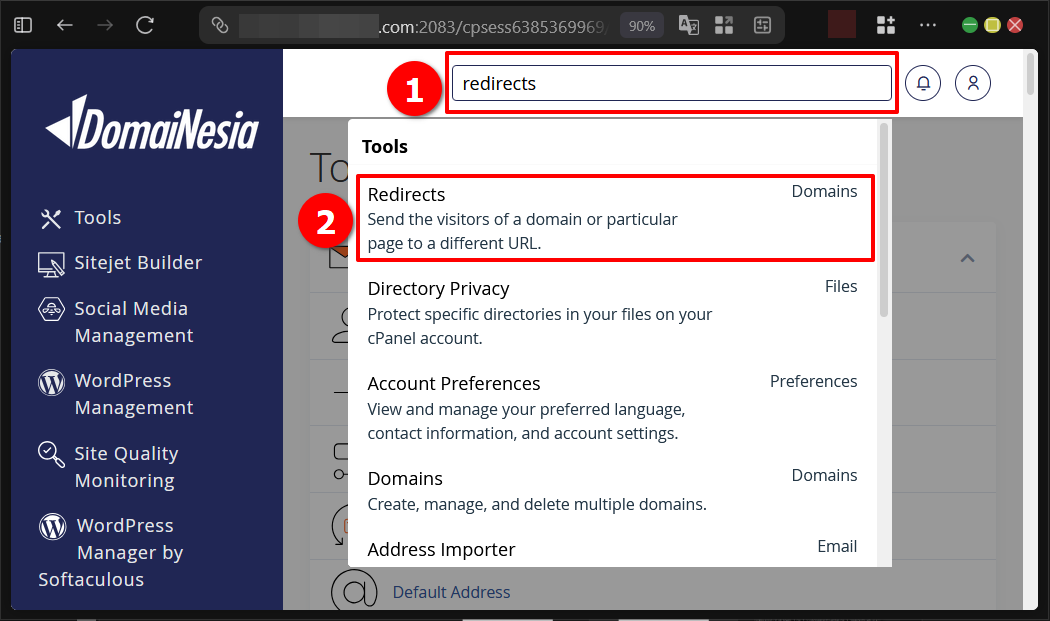 2 Cara Domain Masking di cPanel iframe dan Redirects