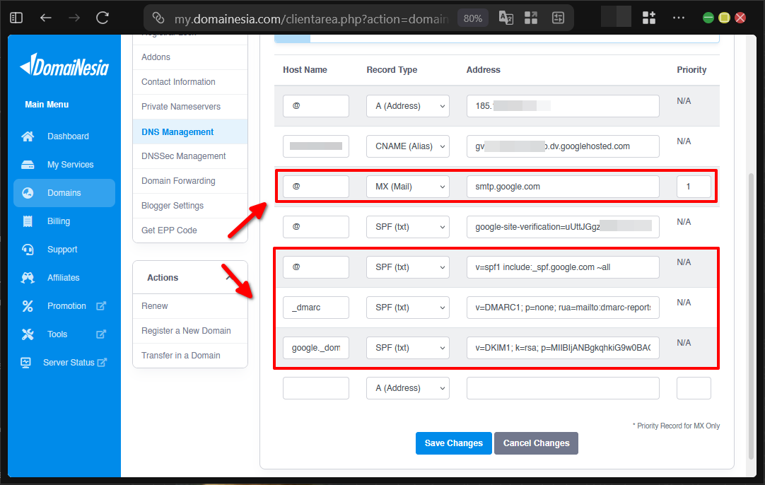 Konfigurasi Email di Google Workspace Agar Tidak ke SPAM