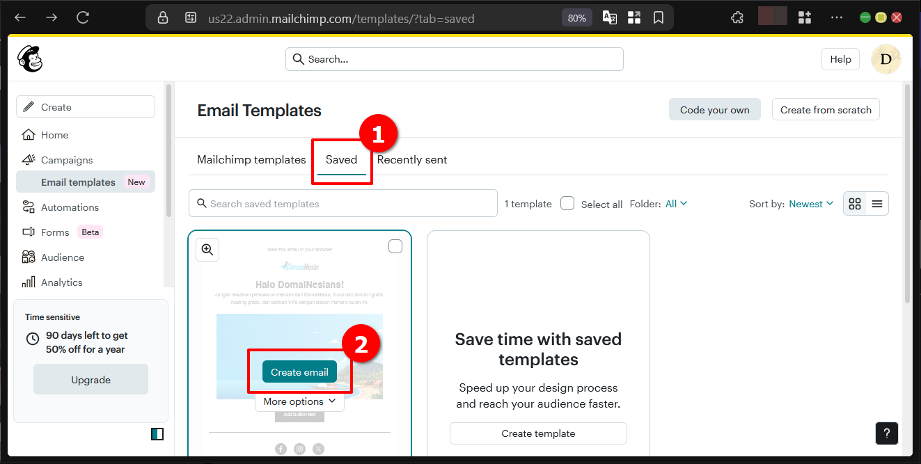 Panduan Dasar Email Campaign di Mailchimp Secara Gratis