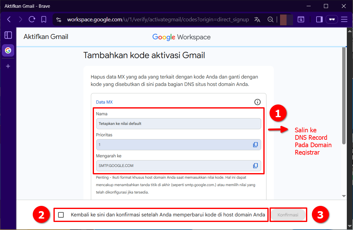 Panduan Koneksi Email Google Workspace ke Domain Utama 25 Panduan Koneksi Email Google Workspace ke Domain Utama
