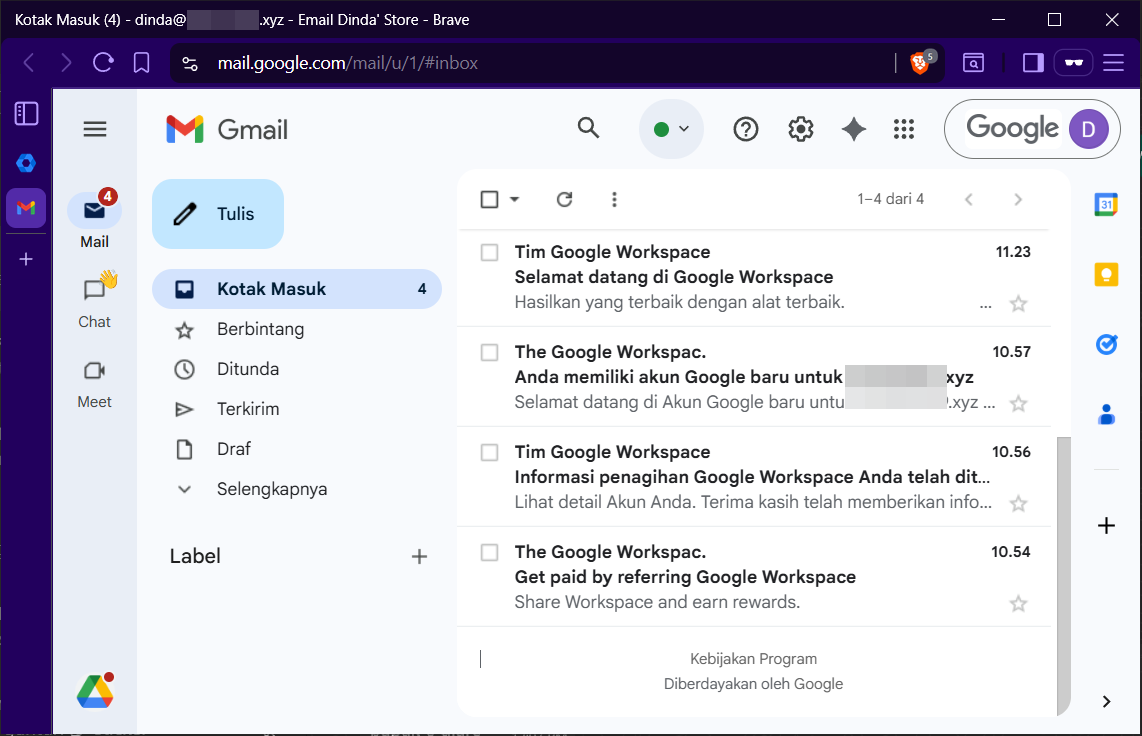 Panduan Koneksi Email Google Workspace ke Domain Utama 30 Panduan Koneksi Email Google Workspace ke Domain Utama