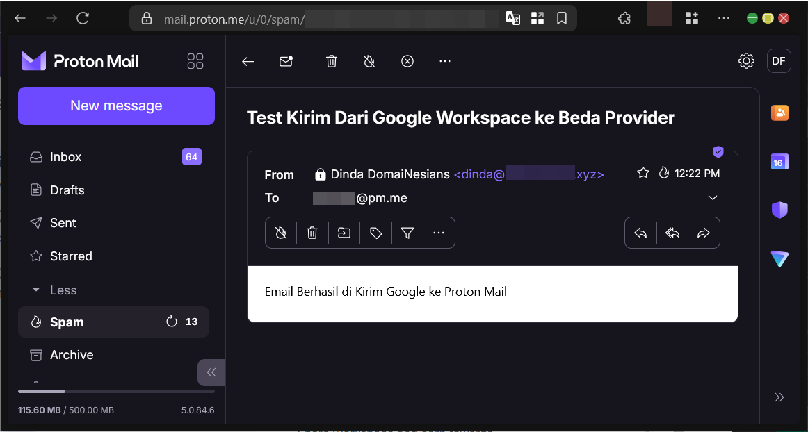Panduan Koneksi Email Google Workspace ke Domain Utama 31 Panduan Koneksi Email Google Workspace ke Domain Utama