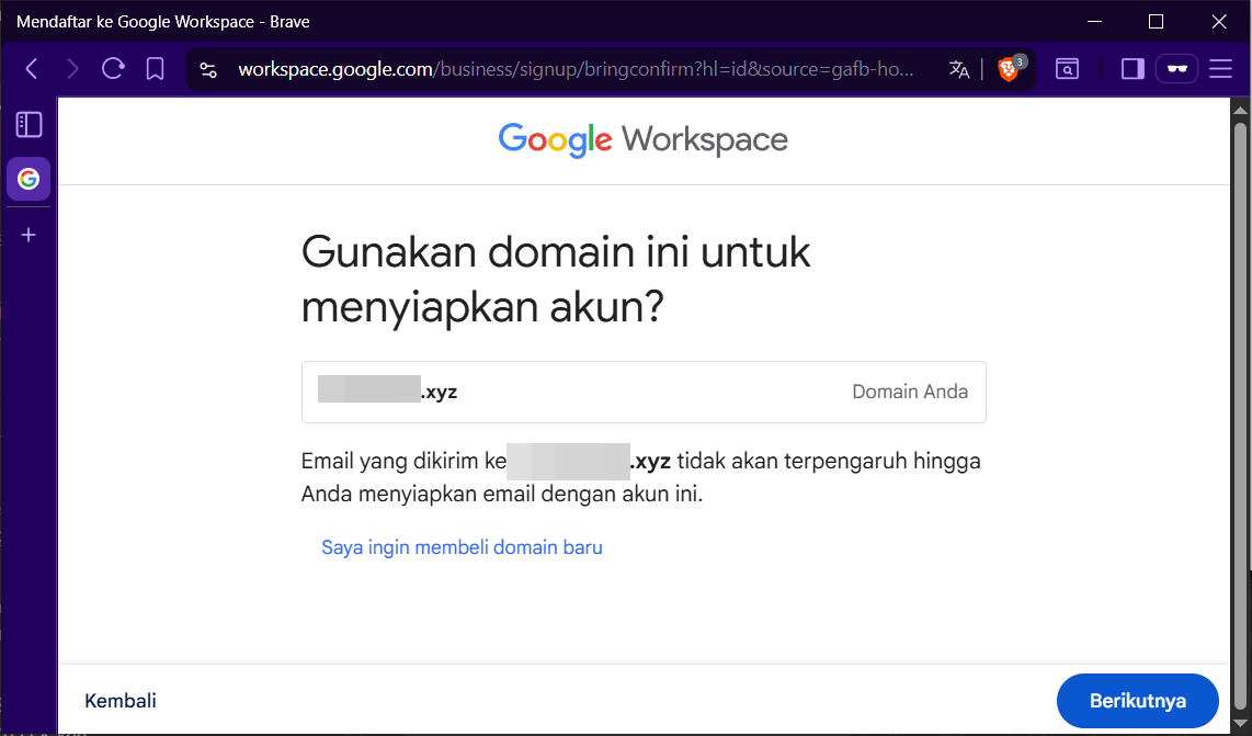 Panduan Koneksi Email Google Workspace ke Domain Utama 7 Panduan Koneksi Email Google Workspace ke Domain Utama