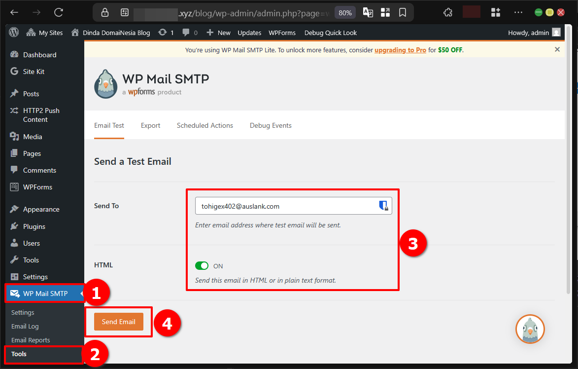 Panduan Mengirim Email Dengan Sendgrid di WordPress