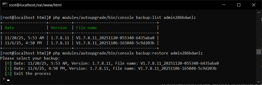 Cara Backup dan Restore di Prestashop (Metode CLI & GUI) 7 Cara Backup dan Restore di Prestashop (Metode CLI & GUI)