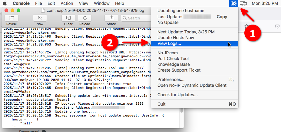 Cara Pasang Dynamic DNS No-IP Pada IP Publik Mac OS 19 Cara Pasang Dynamic DNS No-IP Pada IP Publik Mac OS
