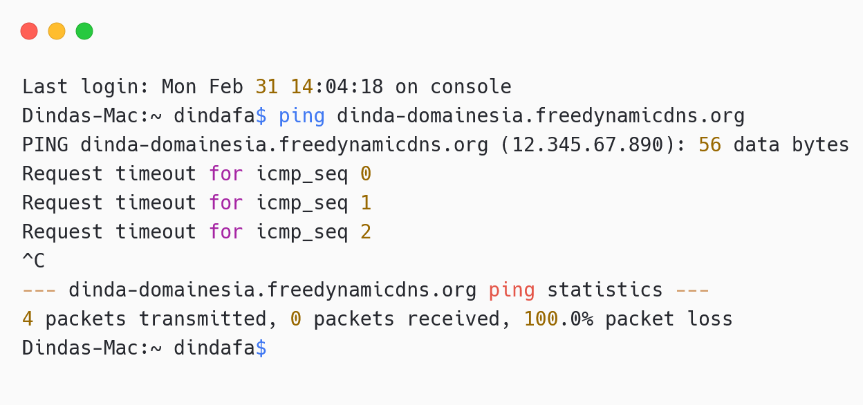 Cara Pasang Dynamic DNS No-IP Pada IP Publik Mac OS 20 Cara Pasang Dynamic DNS No-IP Pada IP Publik Mac OS