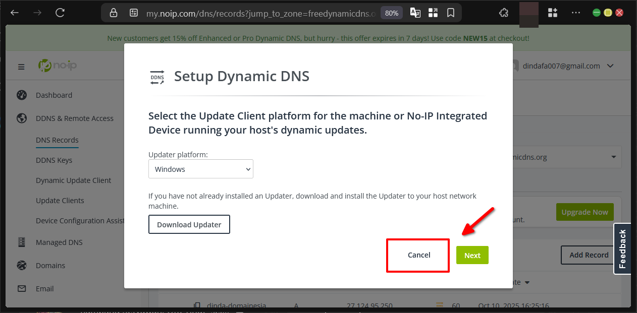 Cara Pasang Dynamic DNS No-IP Pada IP Publik Mac OS 6 Cara Pasang Dynamic DNS No-IP Pada IP Publik Mac OS