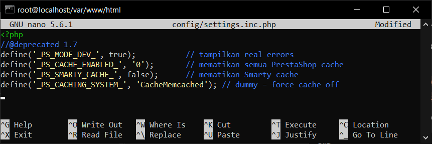 Cara Ubah Versi Prestashop Dengan CLI Module Dari Terminal 7 Cara Ubah Versi Prestashop Dengan CLI Module Dari Terminal