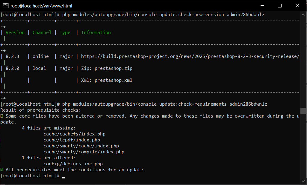 Cara Ubah Versi Prestashop Dengan CLI Module Dari Terminal 10 Cara Ubah Versi Prestashop Dengan CLI Module Dari Terminal