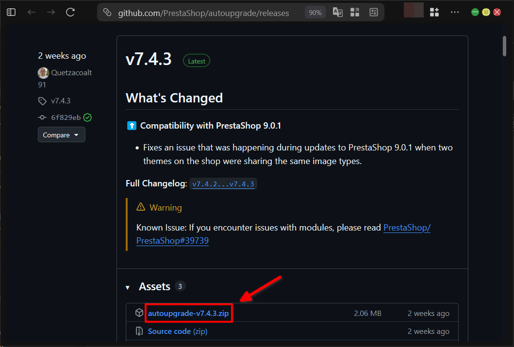 Cara Ubah Versi Prestashop Dengan Modul Autoupgrade 7 Cara Ubah Versi Prestashop Dengan Modul Autoupgrade