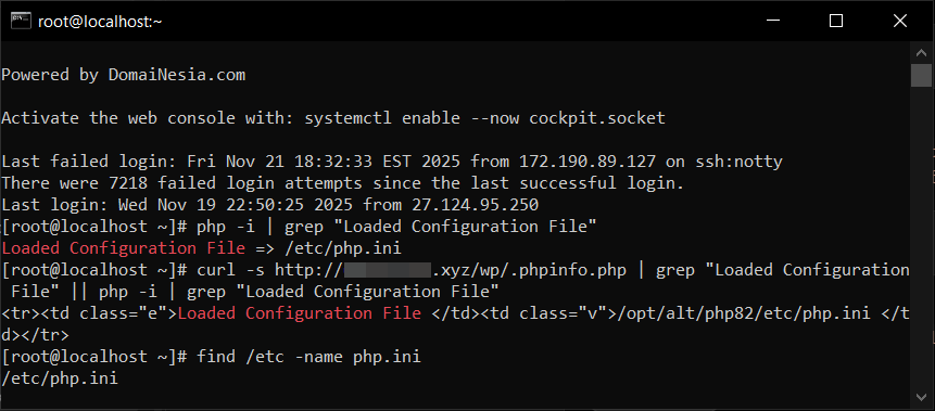 Ketahui 3 Cara Mencari File php.ini di VPS Linux OS 14 Ketahui 3 Cara Mencari File php.ini di VPS Linux OS
