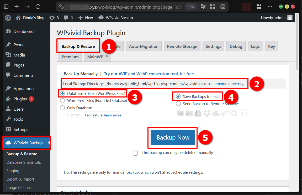 Panduan Backup dan Restore Data Wordpress via Plugin & FTP 6 Panduan Backup dan Restore Data WordPress via Plugin & FTP
