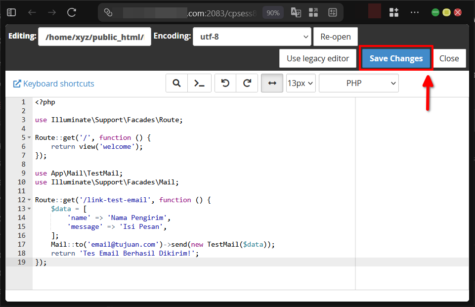 Panduan Uji Kirim Email di Laravel Agar Pasti Terkirim 17 Panduan Uji Kirim Email di Laravel Agar Pasti Terkirim