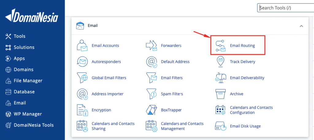 Setting Google Workspace di cPanel