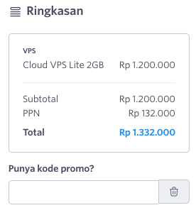 Cara Order Cloud VPS Lite