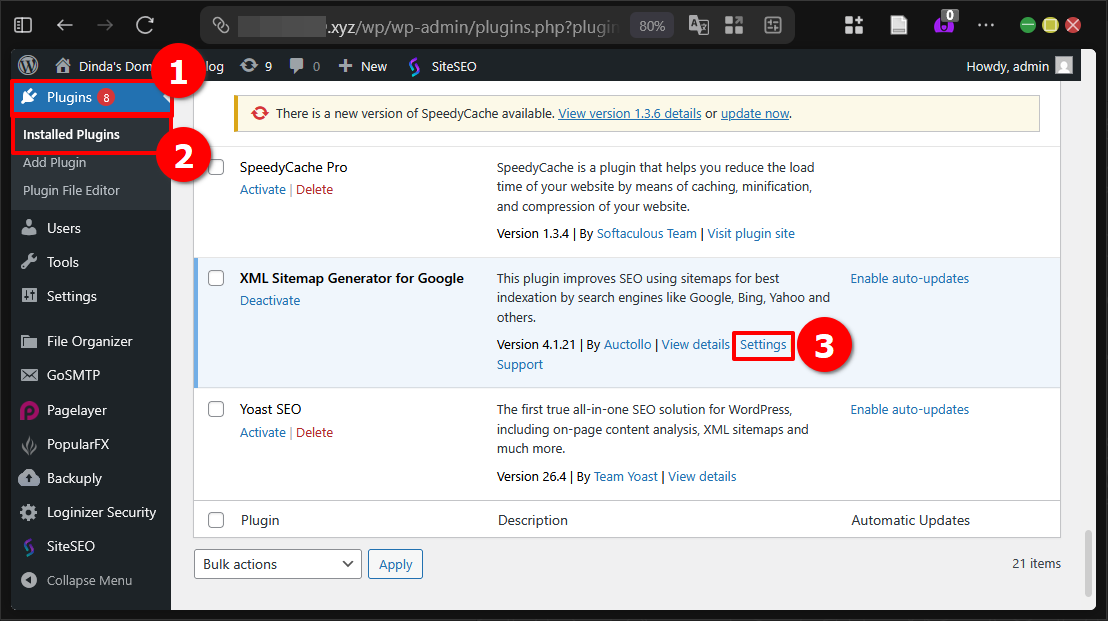 2 Cara Membuat XML Sitemap di Wordpress (Plugin & Manual) 15 2 Cara Membuat XML Sitemap di WordPress (Plugin & Manual)