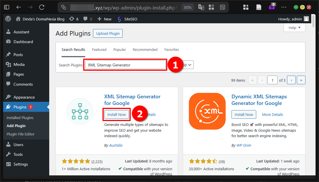 2 Cara Membuat XML Sitemap di Wordpress (Plugin & Manual) 13 2 Cara Membuat XML Sitemap di WordPress (Plugin & Manual)
