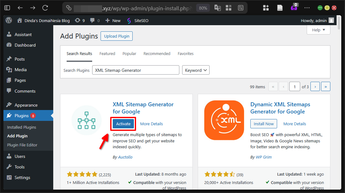 2 Cara Membuat XML Sitemap di Wordpress (Plugin & Manual) 14 2 Cara Membuat XML Sitemap di WordPress (Plugin & Manual)
