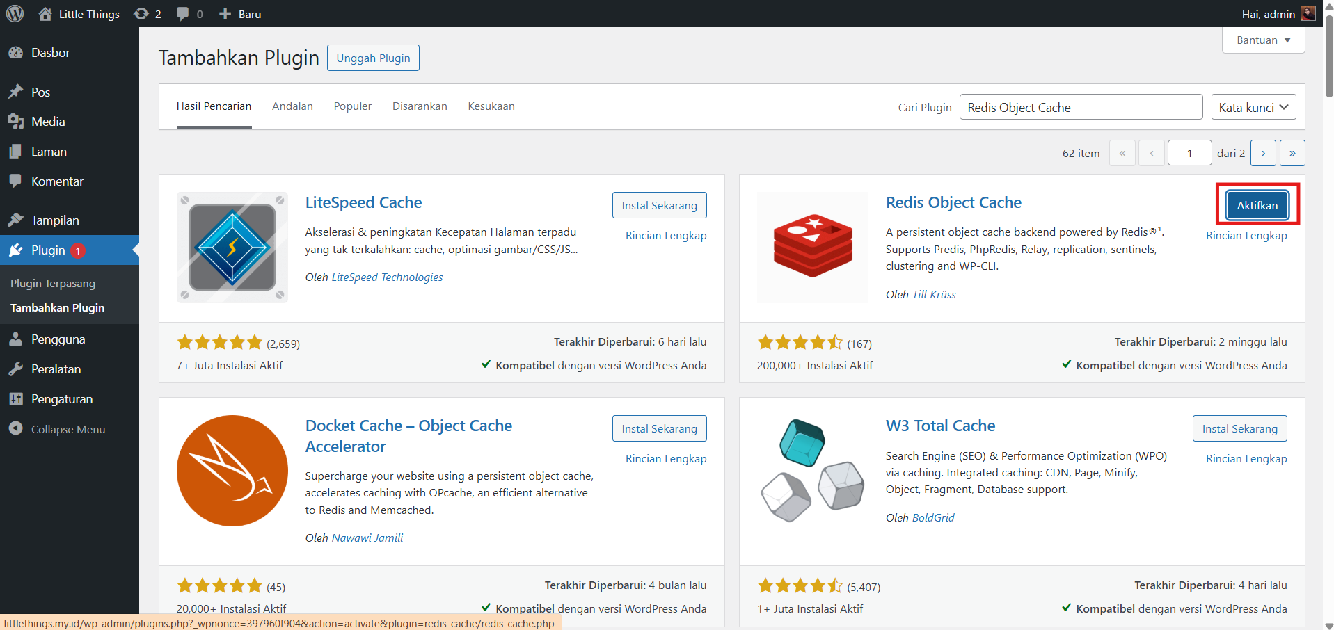 Cara Integrasi Redis di WordPress: Solusi Website Anti Lemot 7 Cara Integrasi Redis di WordPress: Solusi Website Anti Lemot 6