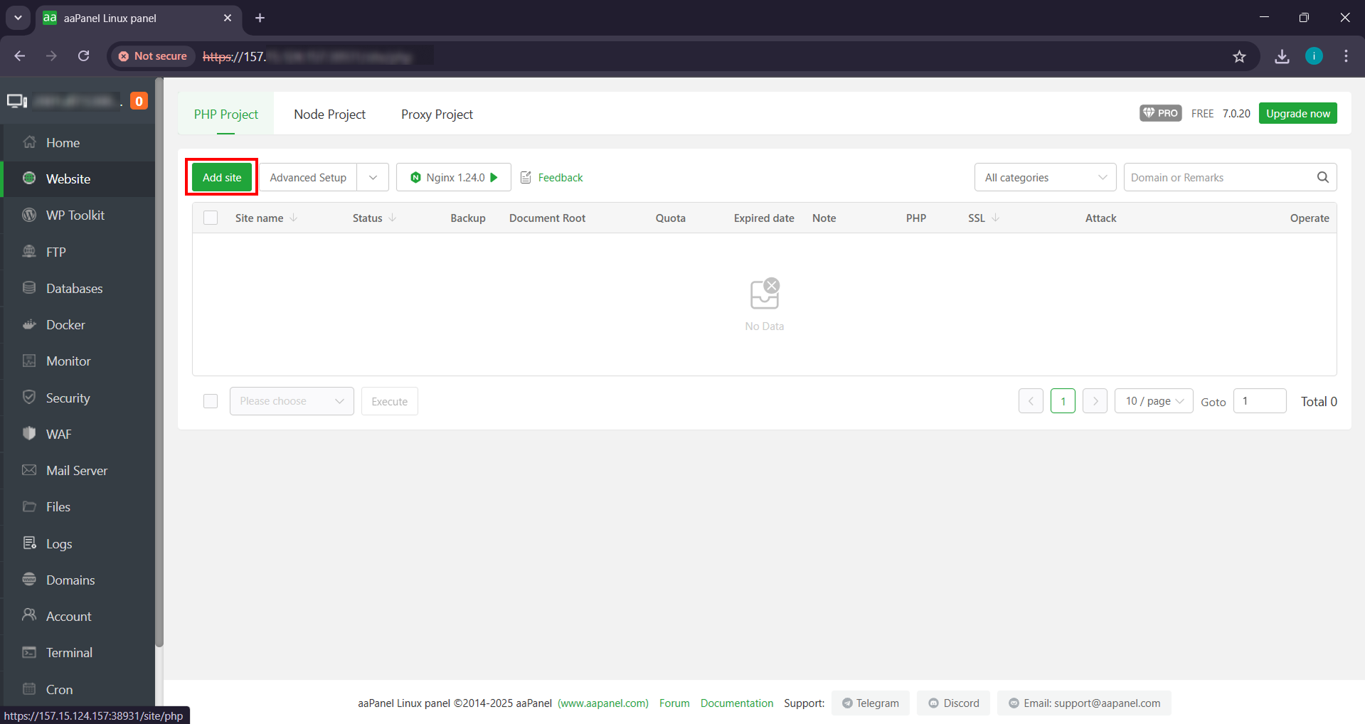 Cara Instal WordPress di aaPanel untuk Pemula (Step-by-Step) 4 Cara Instal WordPress di aaPanel untuk Pemula (Step-by-Step) 3