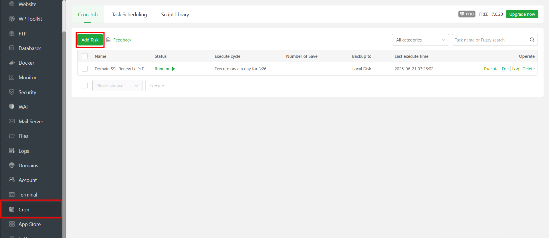 Cara Konfigurasi Cron Job di aaPanel untuk Otomatisasi Tugas 2 Cara Konfigurasi Cron Job di aaPanel untuk Otomatisasi Tugas 1