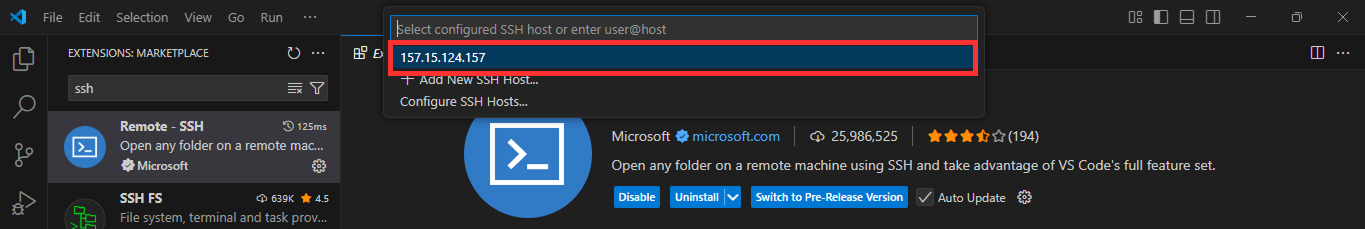 Tutorial Remote Development dengan VS Code Server di VPS 6 Alamat IP Server VPS